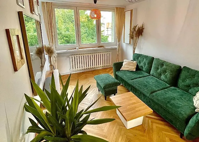 Luxurious Boho Style Apartm. *home Office* +desk דירה קטוביץ